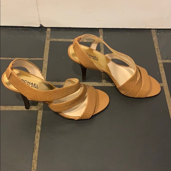 Michael Michael Kors Snake Skin Heels - brown - Picture 3 of 6